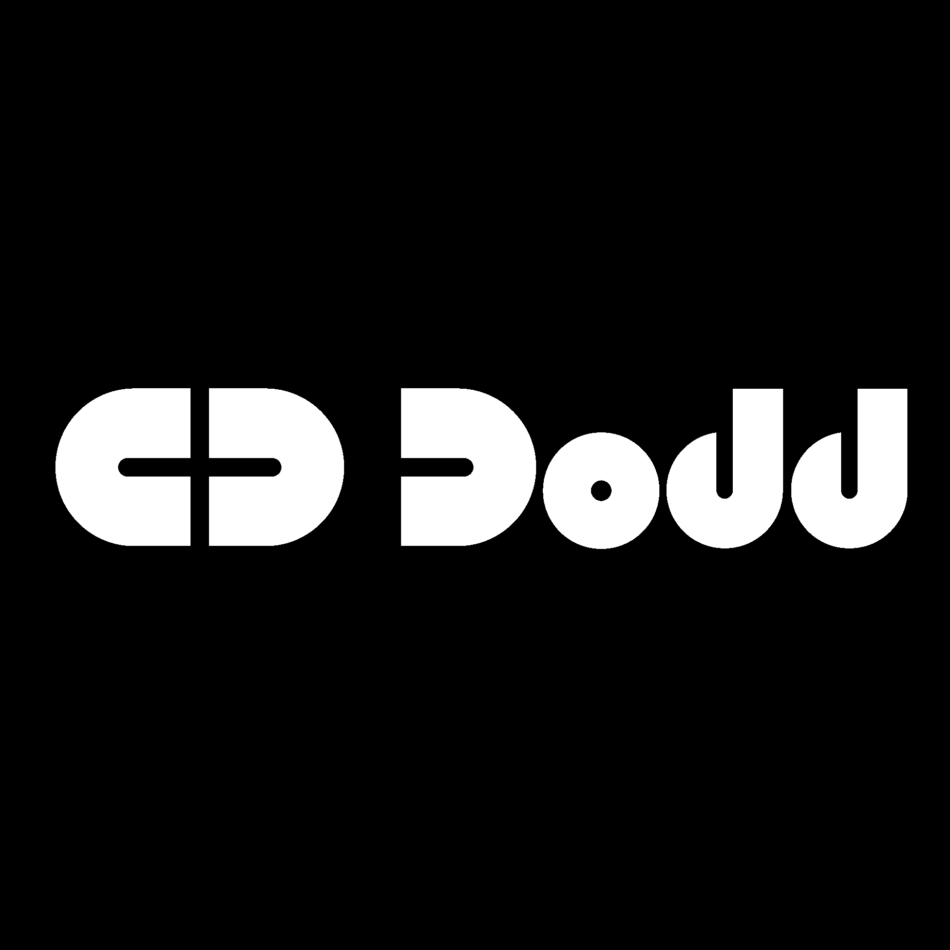 C.D. Dodd White Logo Vector Logo